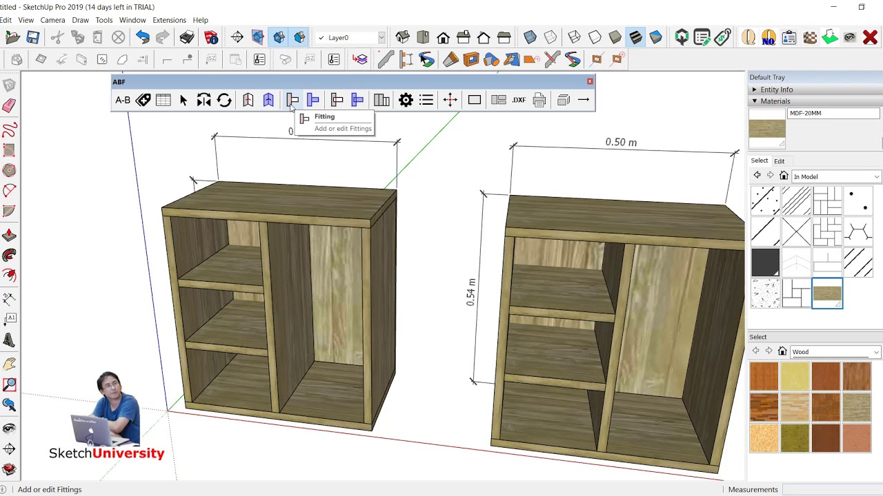 สร้างโมเดลตู้และส่งไปตัดใน CNC แบบเทพๆ ด้วย Free Extension
