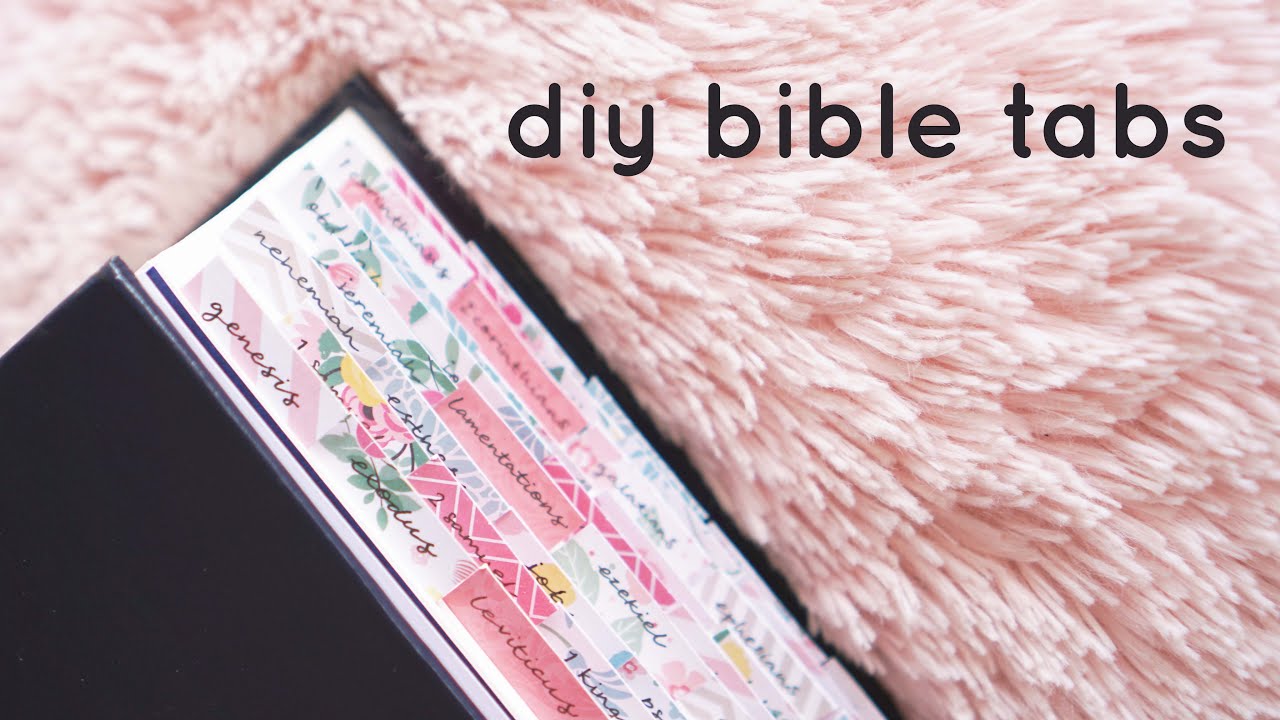 DIY Bible Tabs