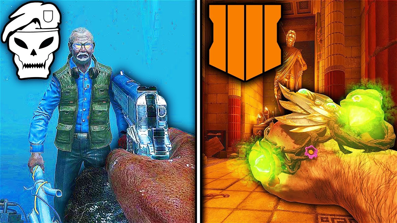 Beating The DLC 2 Maps Easter Eggs On EVERY Zombies Game