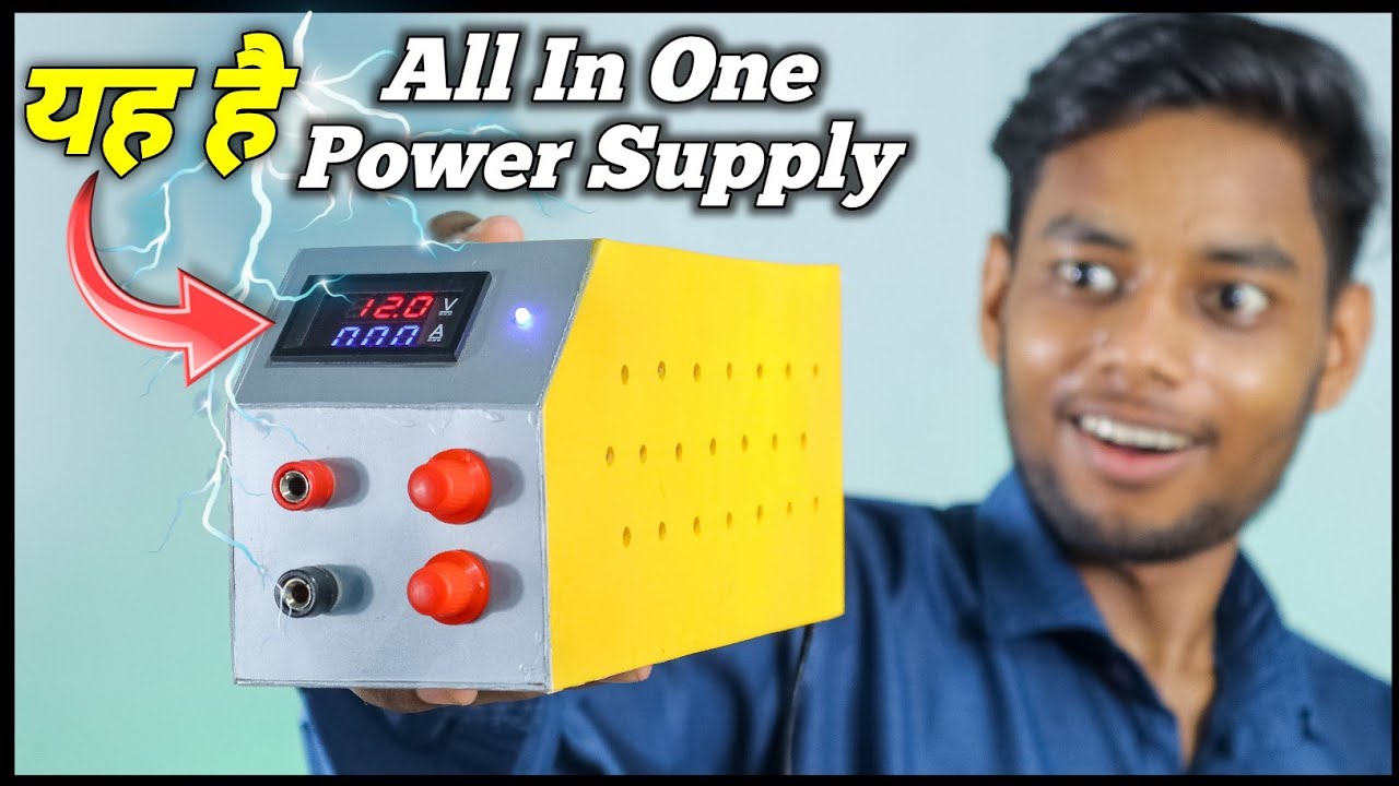 How To Make Power Supply With 100% Safety Feature || guptaji life hacks