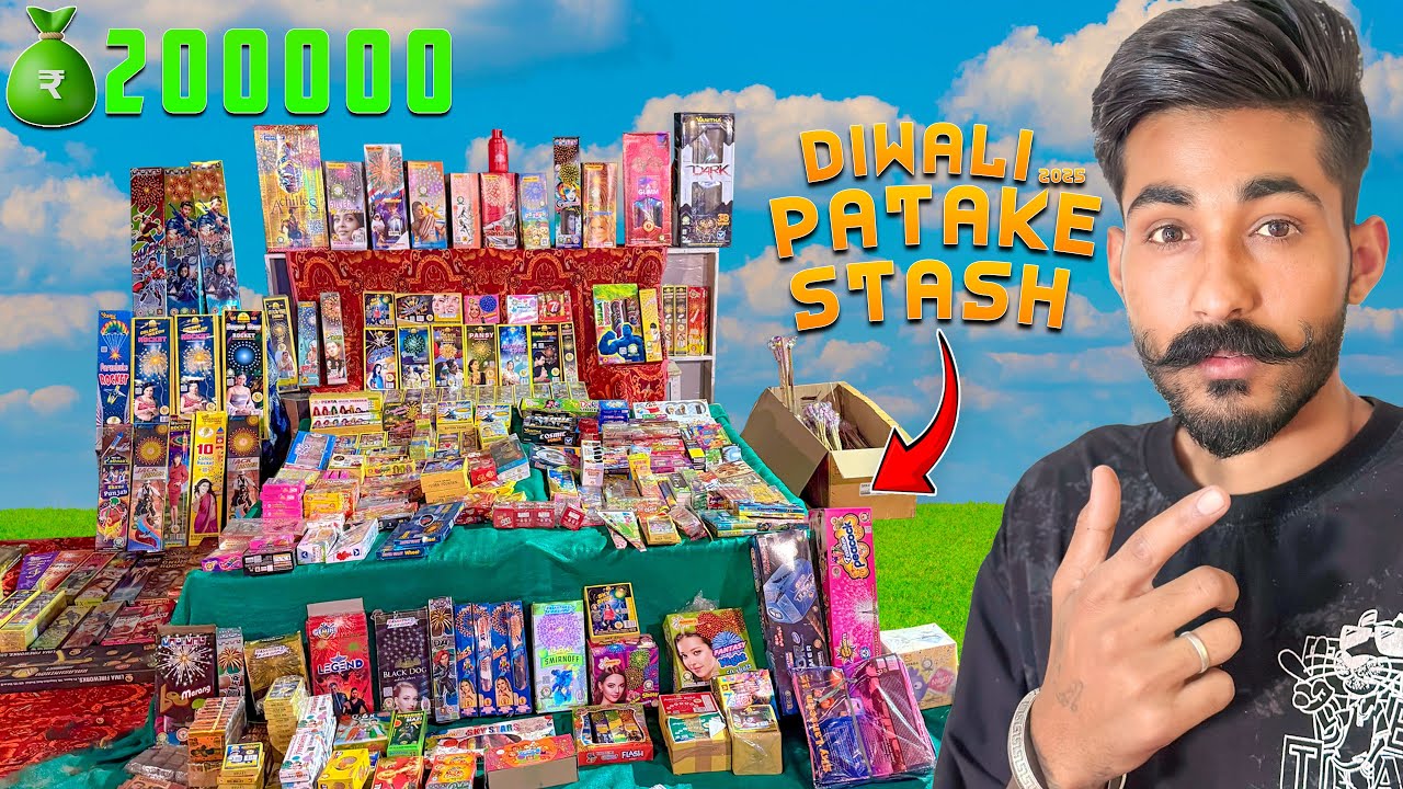 ₹2,00,000 MEGA Diwali Firecracker STASH | Skyshot,Anar,Rocket,SutliBomb,&Unique Patak🎇| With Testing