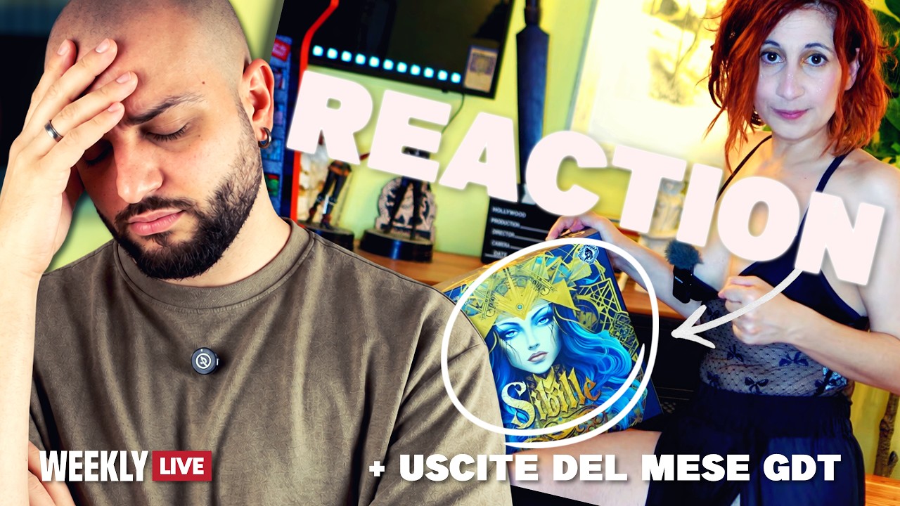 L'IA sta rovinando i giochi da tavolo? Reaction a Kandy su SIBILLE + Uscite Settembre | Weekly Live