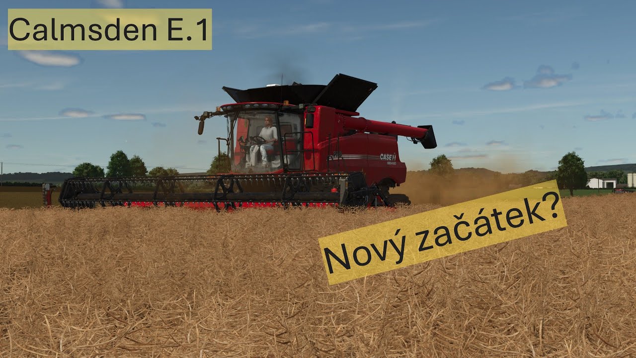 FS25 - První krůčky //Calmsden E1 //Farming simulator 25