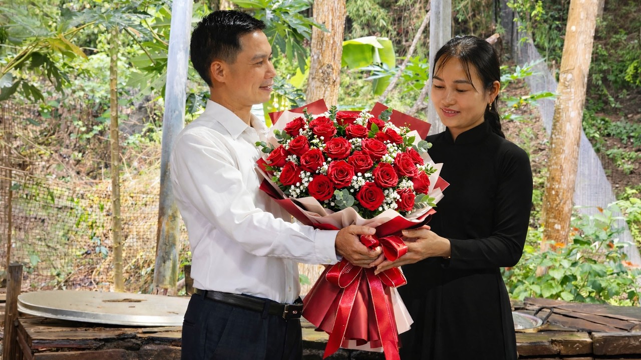 Beautiful Love Between My Husband And Me – Making Wine And Having Dinner With The Family