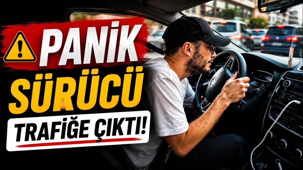 PANİK SÜRÜCÜ ADAYI İLE TRAFİĞE ÇIKTIK. HEYECAN DORUKTA ⬇️ SON DERS AÇIKLAMADA ⬇️