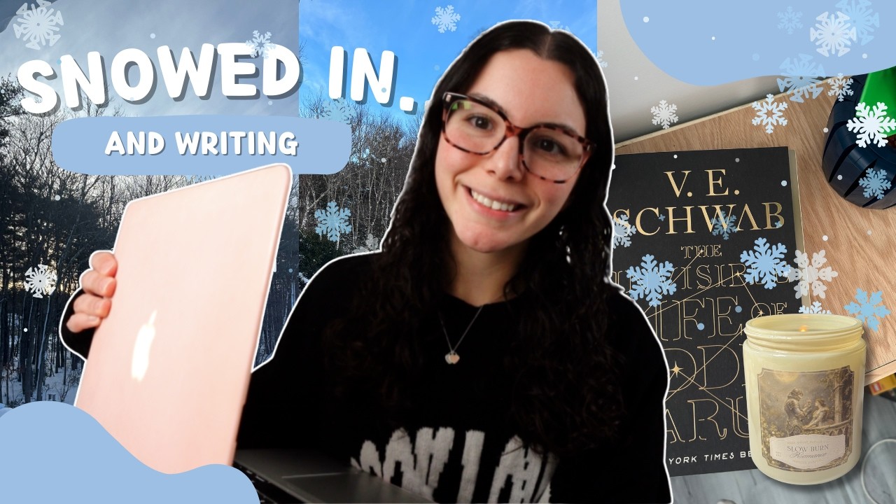snowed in...and writing! ❄️📝  | cozy writing vlog
