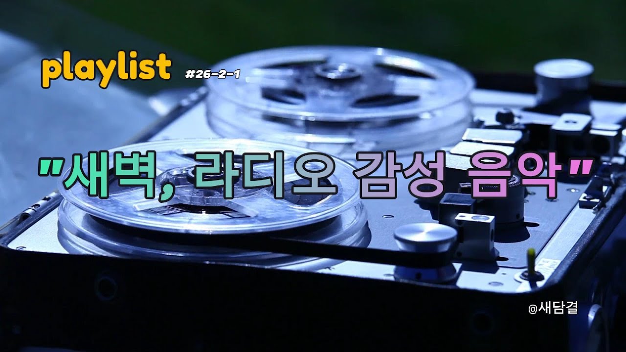 🌙 조용히 마음이 풀리는 시간 ㅣ새벽에 듣는 라디오 감성 음악🎵 Music by 새담결