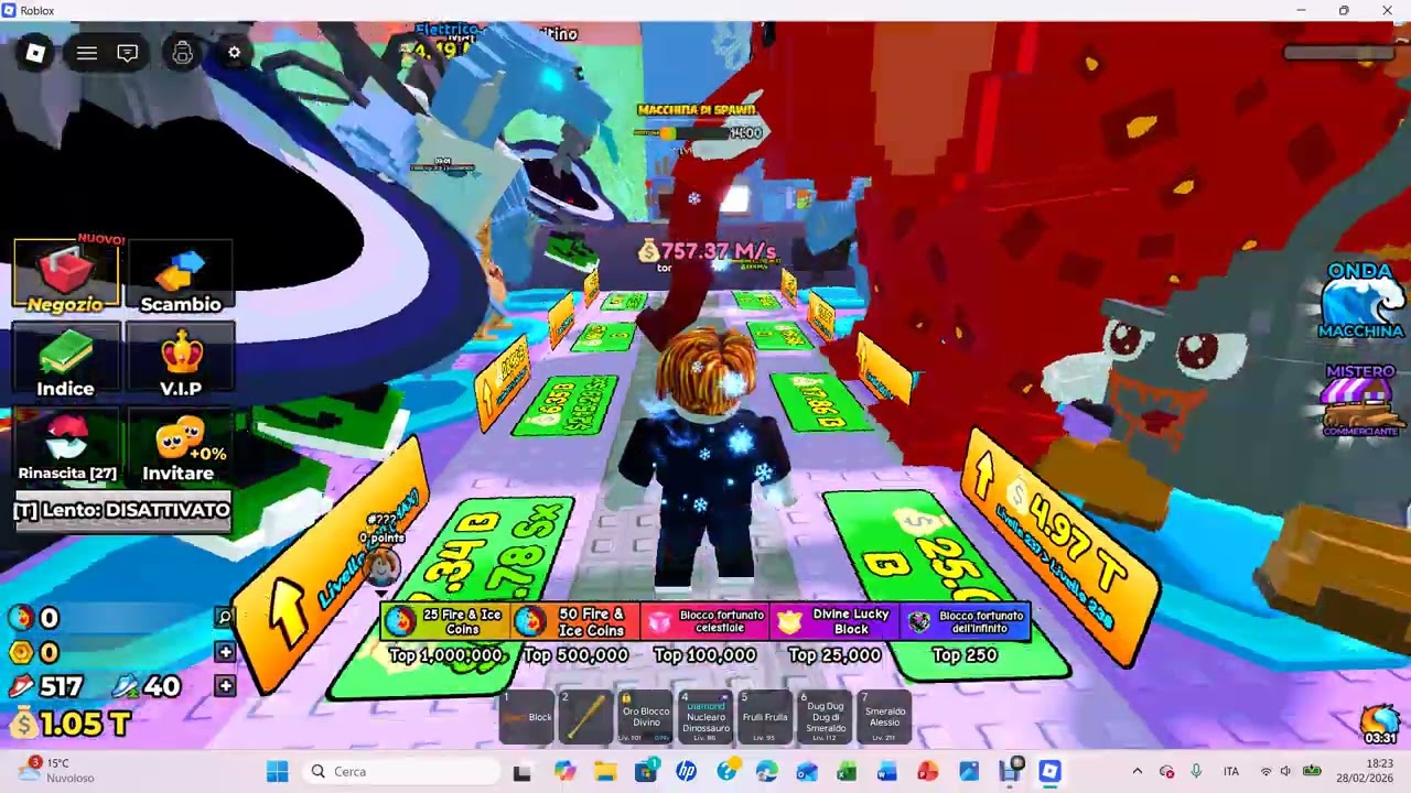 roblox tsunami brain rot admin abuse TROVIAMO UN INFINITY