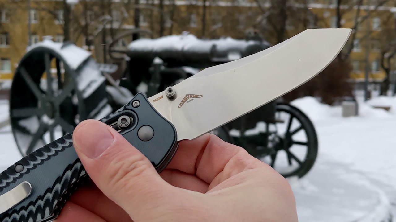 Нож Benchmade 810-1801 Contego™ M390 SS Satin Эксклюзивный USA