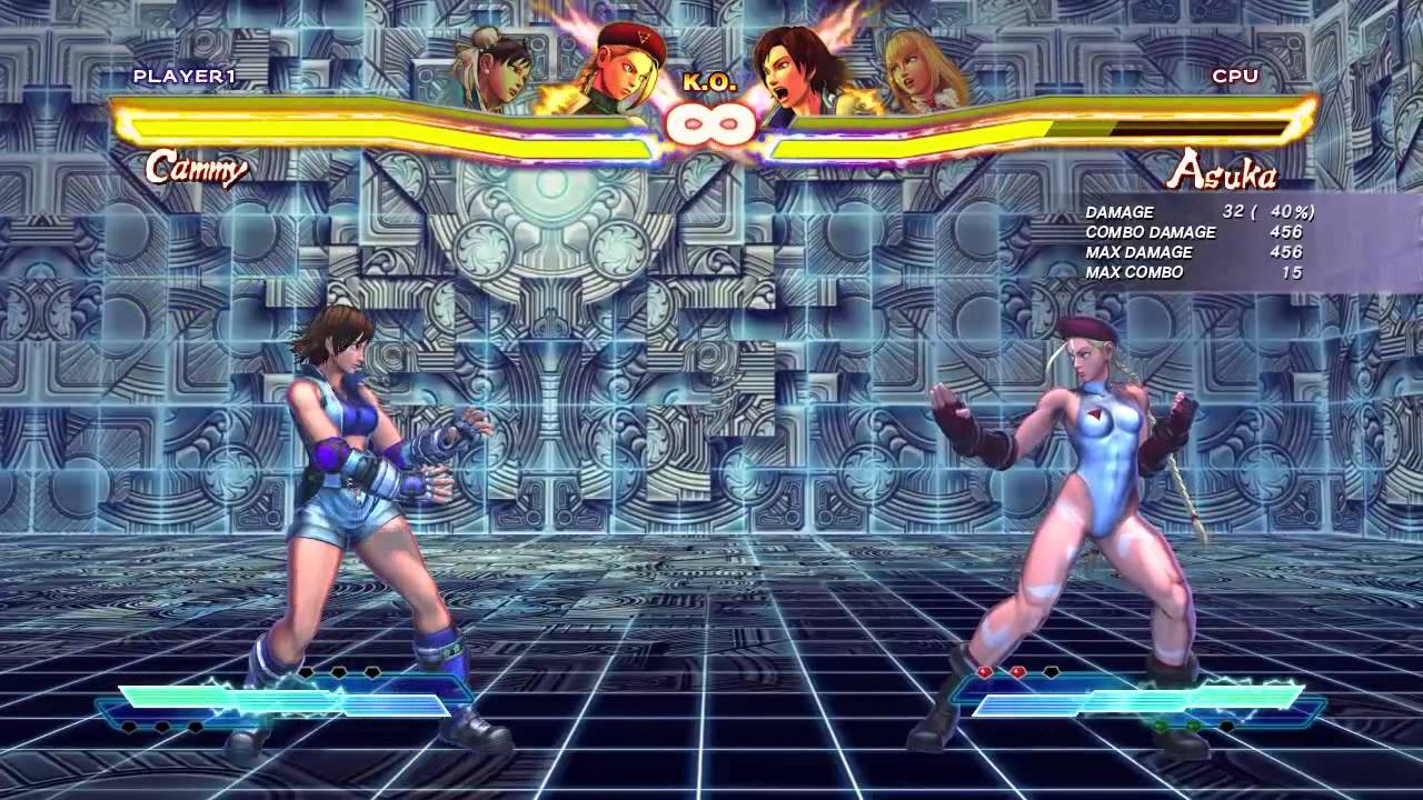 Street Fighter X Tekken (PC) - Chun-Li & Cammy Team Combo Video