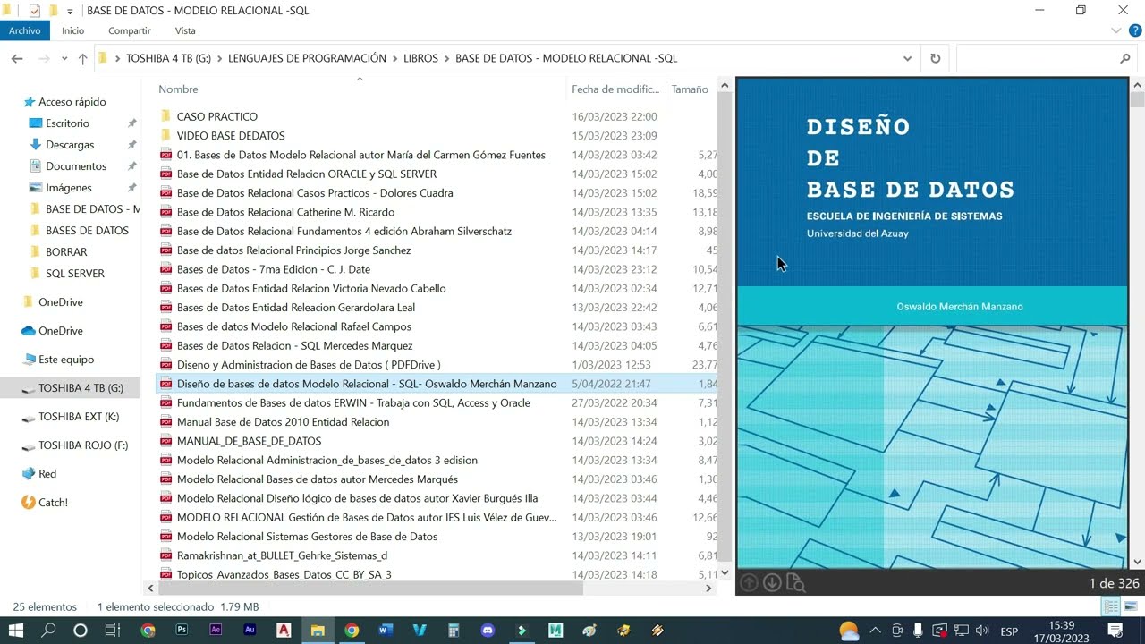 C&oacute;mo mostrar la vista previa de mis documentos pdf o word o archivos en Windows 10 y 11