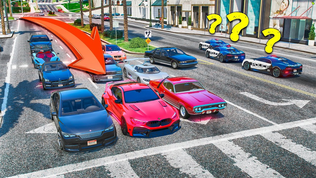 СЛЕПЫЕ КОПЫ МЕНЯ НЕ ЗАМЕТИЛИ В ПОТОКЕ И ПРОЕХАЛИ МИМО! ПОГОНИ В GTA 5 ONLINE!