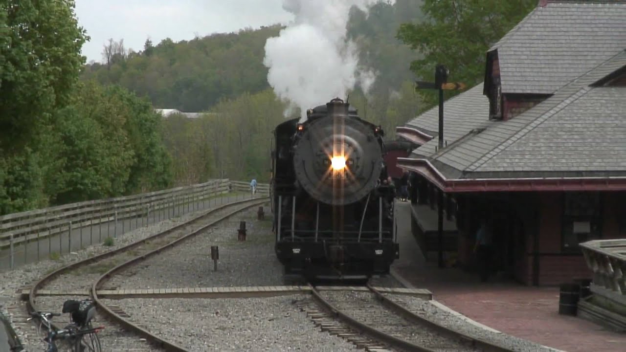 Think spring!  Stem Locomotive #734 on the Western Maryland Scenic Railroad Opening Weekend 2006