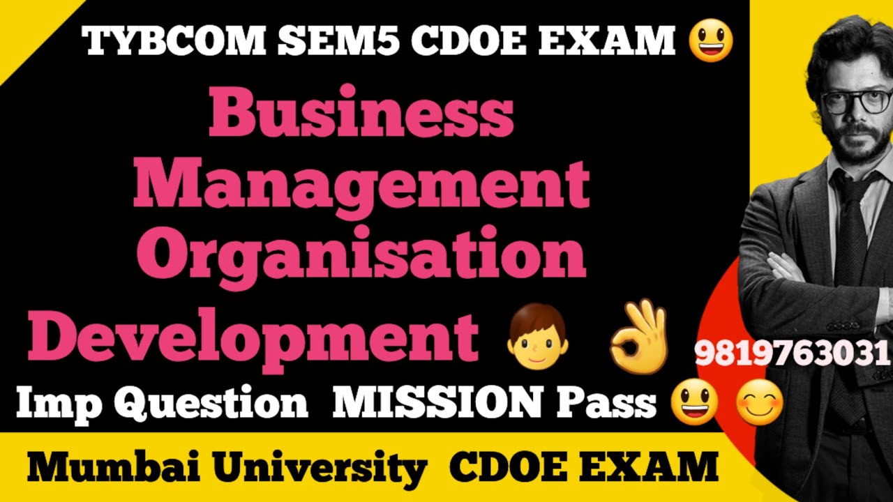Business Management Paper 1 | 🔥|TYBCOM Sem5| Imp QUESTION Exam||Mumbai University Exam |ARK sir