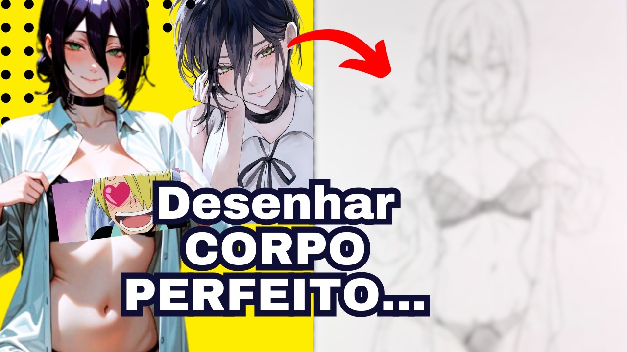 Saiba como Desenhar Corpo com Proporção Perfeita! | Desenhando Reze Chainsaw Man