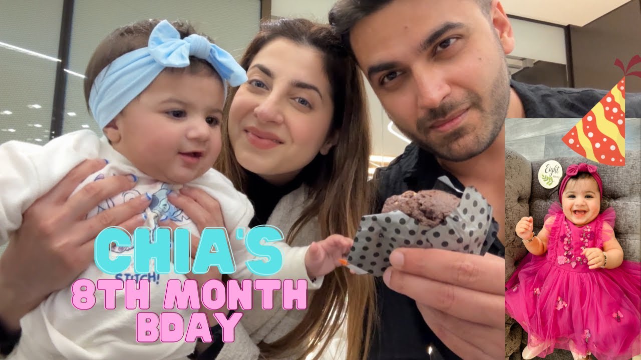 Chia's 8th Month Birthday Celebrations🎉 Time kaha ja raha hai yaaaar