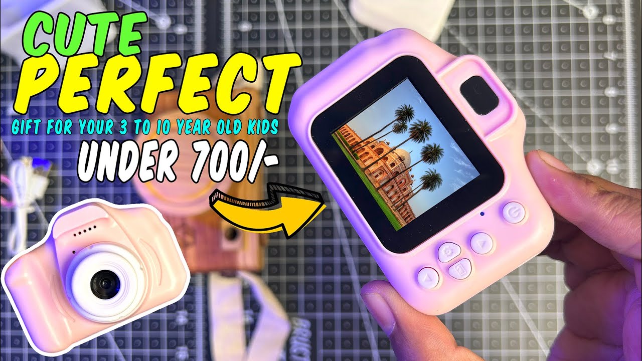 Mini Cute Camera Toy Gift for your Kids under 10 Year & 700 Rupees - Smallest available on AMAZON