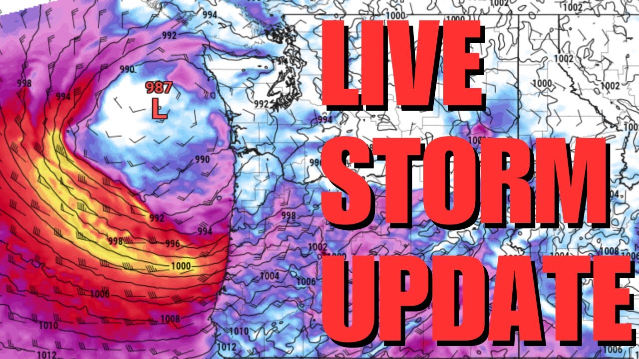 LIVE Washington Weather Update - Atmospheric River - Windstorm