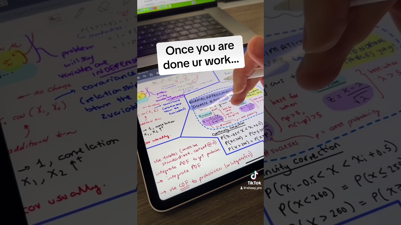 The productivity boost 🤩📚 | iPad + Mac combo for university #study #apple #university #college