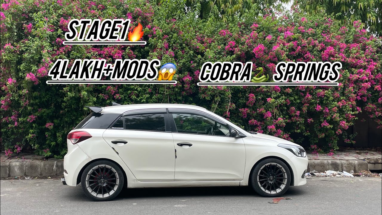 Stage 1 i20🔥 with Cobra suspension😱4laksh+ Modification | Only 1 in India