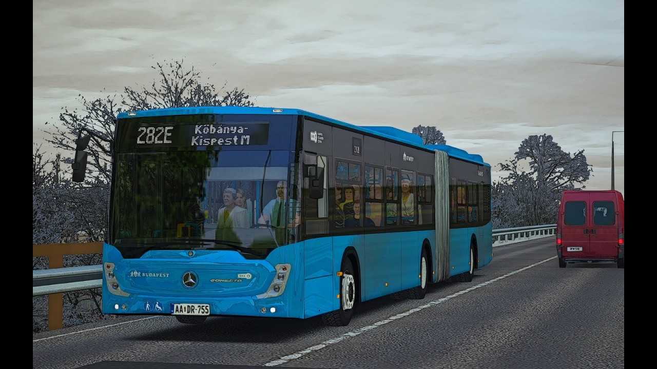𝙊𝙈𝙎𝙄 𝟸｜𝐃é𝐥-𝐏𝐞𝐬𝐭 𝟓.𝟐｜282E ▶ Alacskai úti lktp.➔Kőbánya-Kispest M｜MB Conecto NextGen 