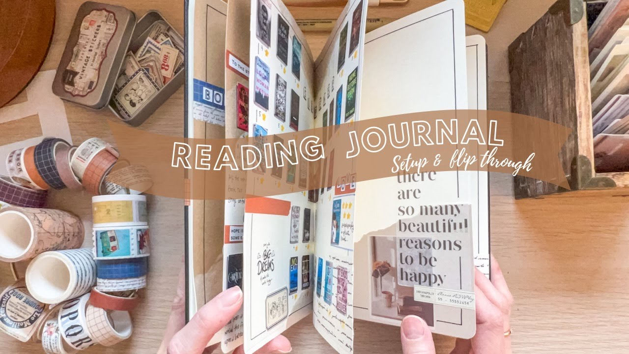 2022 Reading Journal Flip Through II  2023 Reading Journal Setup
