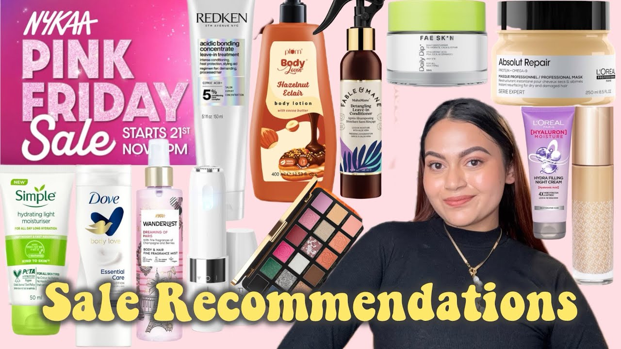 Рекомендации по распродаже NYKAA «Розовая пятница» 2025 года 🎀 Макияж | Уход за кожей | Уход за в...