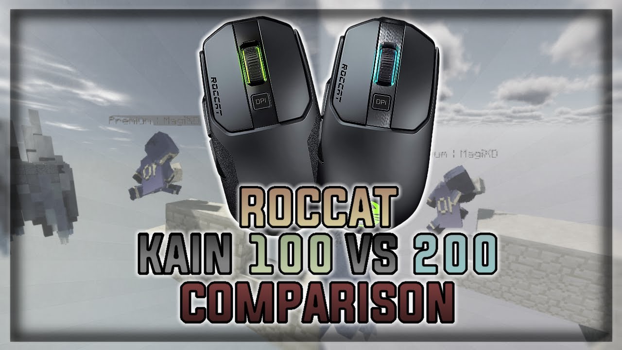 Roccat Kain 100 Aimo VS 200 Aimo | BEST DRAG CLICK MOUSE?