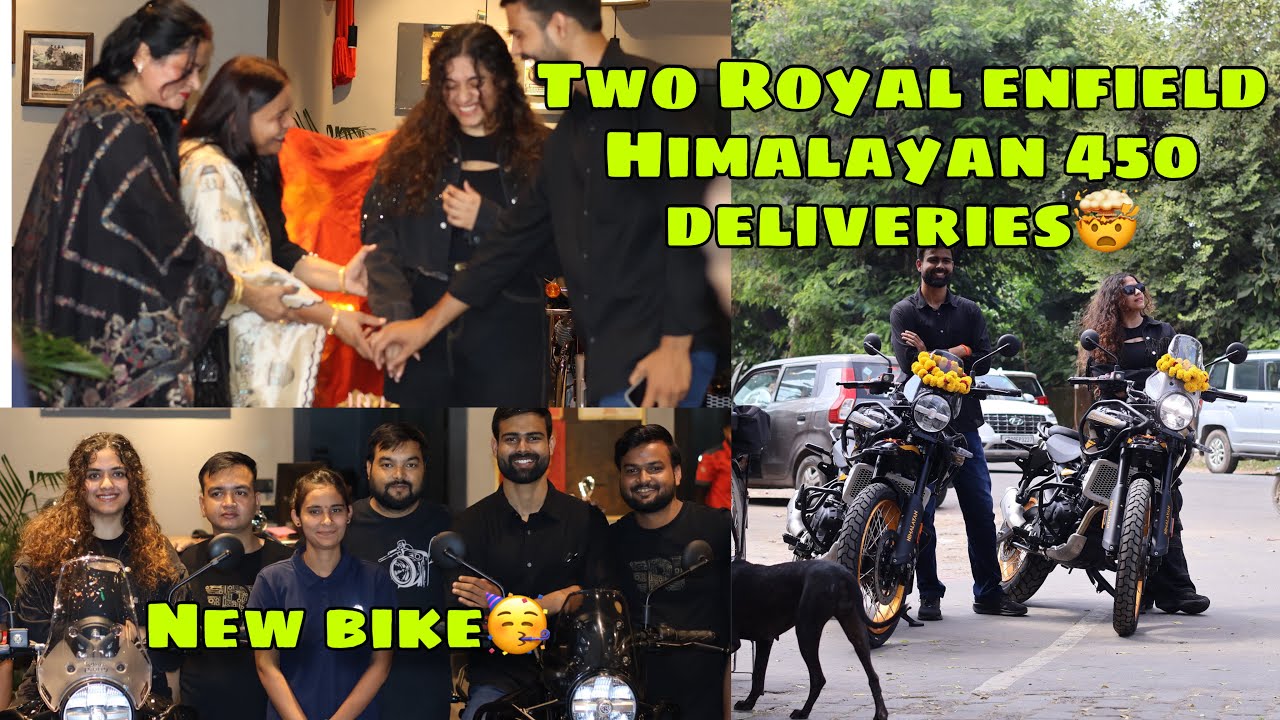 2 Royal Enfield Himayalan 450 ki delivery ek sath🤯 | new bike 🥳