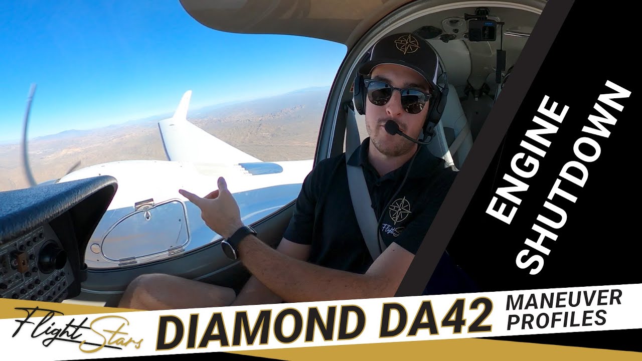 Diamond DA42 Multi-Engine Emergency Engine Shutdown
