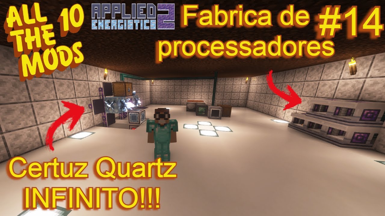 O segredo do AE2! Certuz Quartz e Processadores automáticos - Germeland Ep 14 Temp 01- ATM10