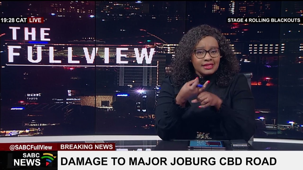 UPDATE | Road collapses in Johannesburg CBD, some injuries reported