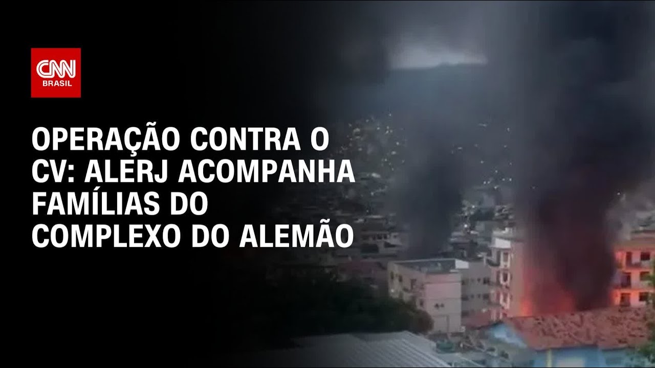 Alerj acompanha fam&iacute;lias do Complexo do Alem&atilde;o ap&oacute;s opera&ccedil;&atilde;o contra o CV | LIVE CNN