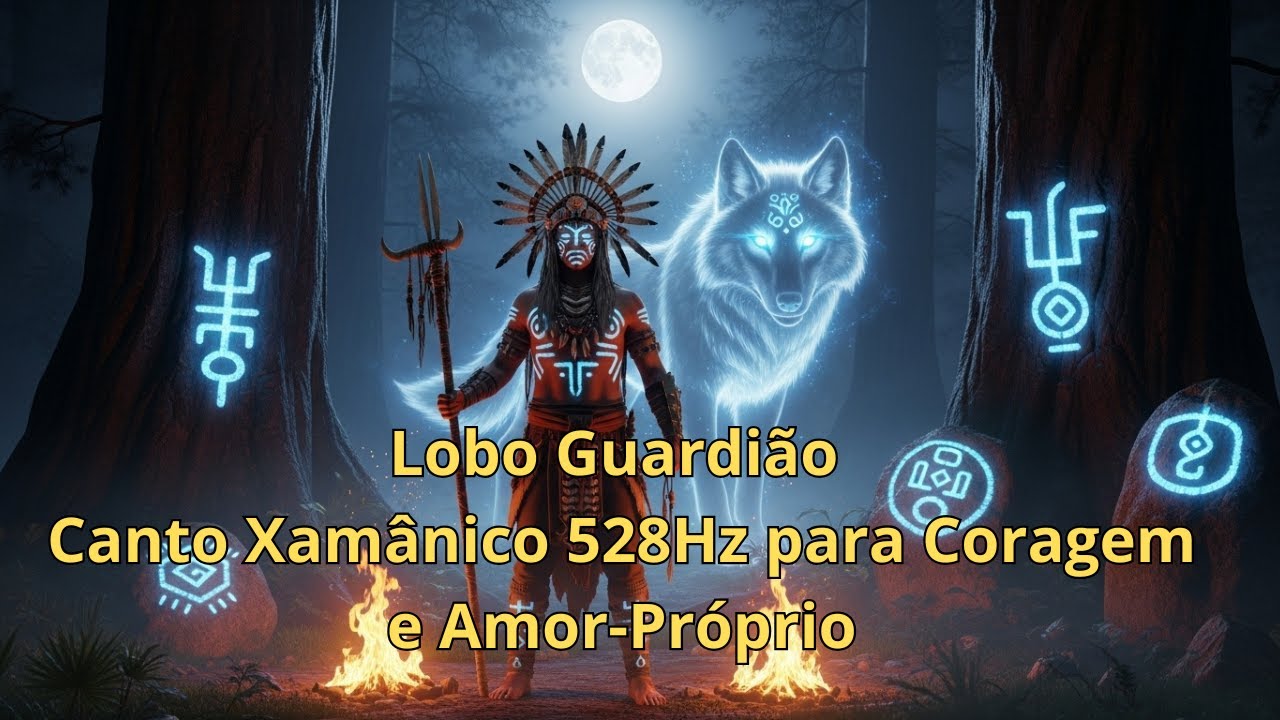 Lobo Guardião – Canto Xamânico 528Hz para Coragem e Amor Próprio