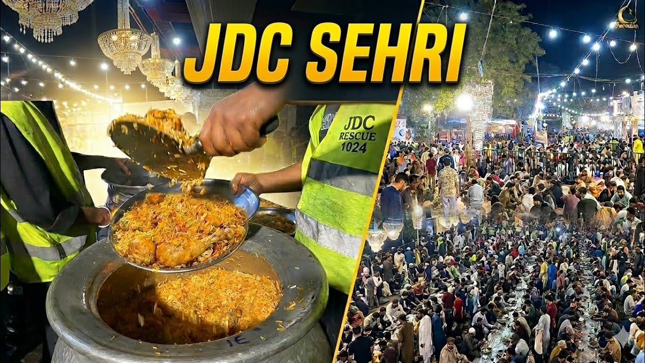 jdc ramzan sehri | pakistan biggest roadside sehri