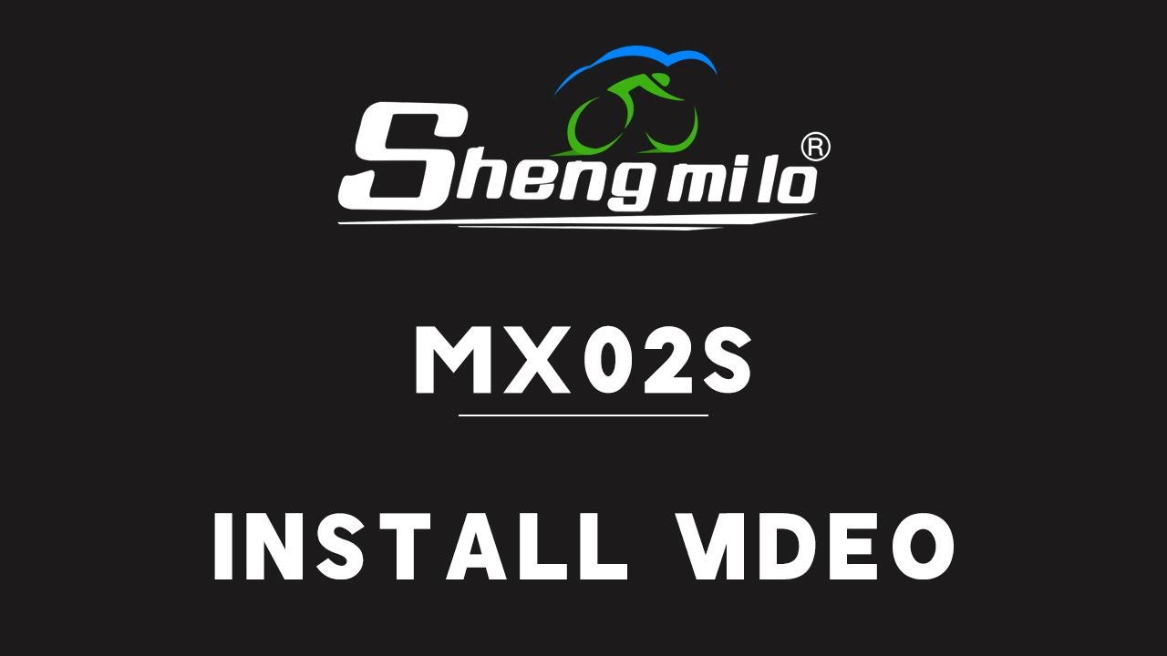 Shengmilo MX02S Electric bicycle installation video
