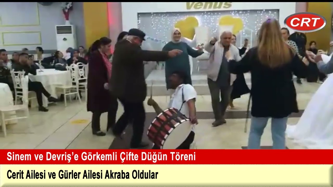 Sinem ve Devriş’e Görkemli Çifte Düğün Töreni Cerit Ailesi ve Gürler Ailesi Akraba Oldular