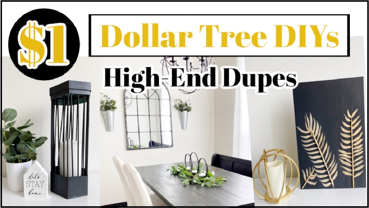DIY Kirklands Inspired Decor | Dollar Tree DIY High End Home Decor Ideas