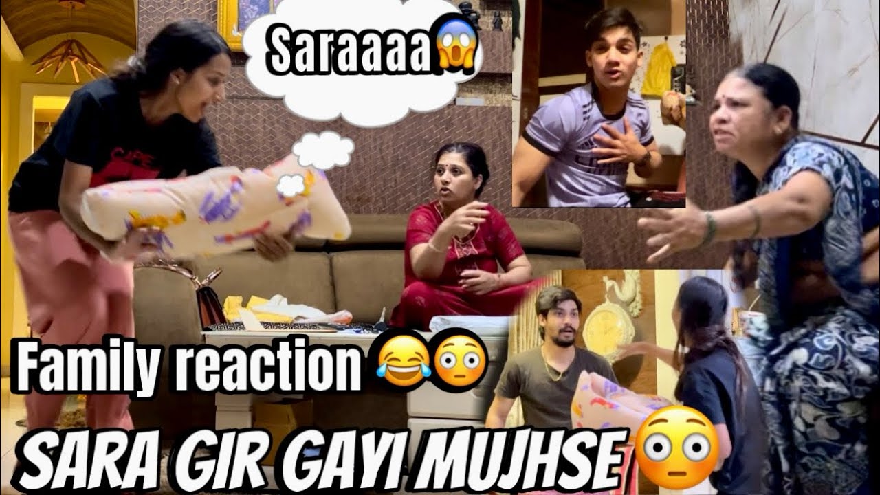 Sara mere hath se gir gayi😳😂| Aditya rone laga🥺| Funny prank on family🤣| Aarti vlogs|