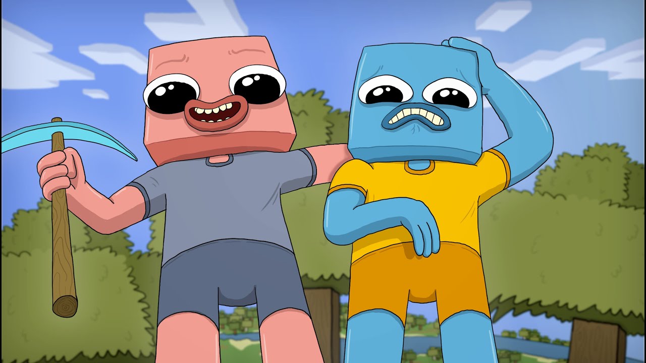 Pro VS D&eacute;butant : Minecraft Cartoon