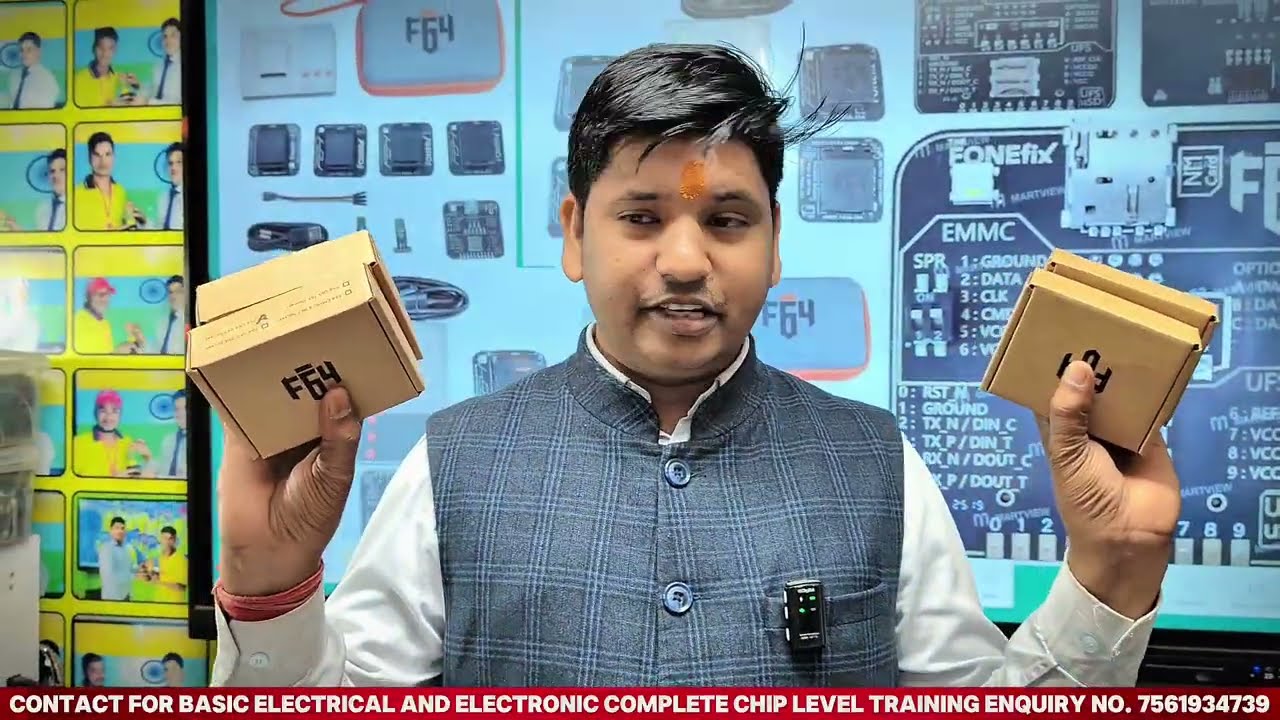 FLASH F64 BOX UNBOXING VIDEO / EMMC , UFS PROGRAMMING TRAINING 