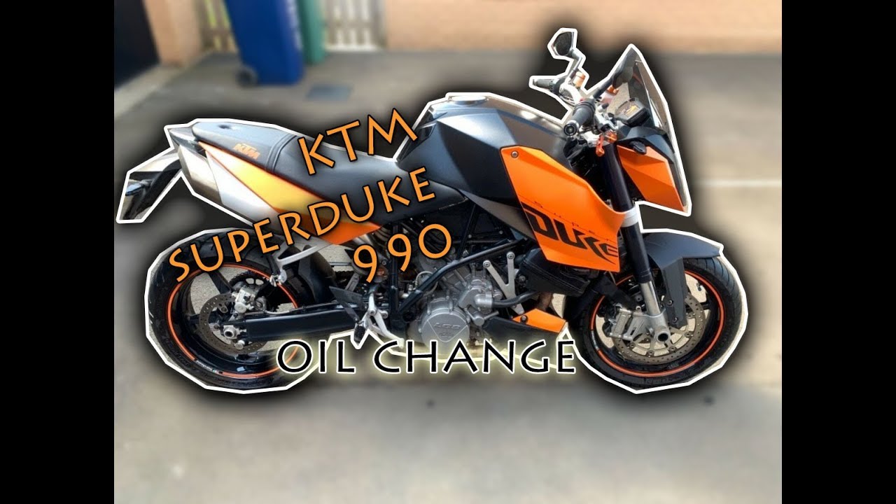 How to Change Oil on a KTM Superduke 990 LC8