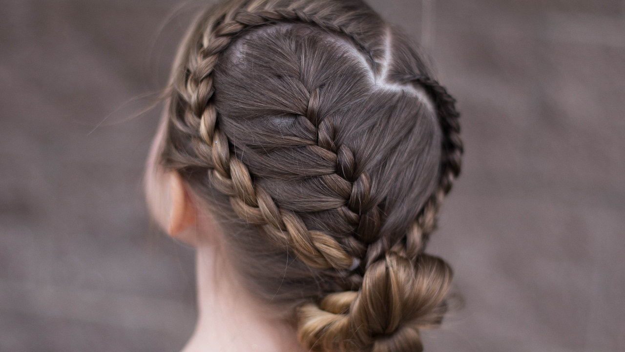 Sweetheart Braid Combo | Heart Hairstyle | Cute Girls Hairstyles