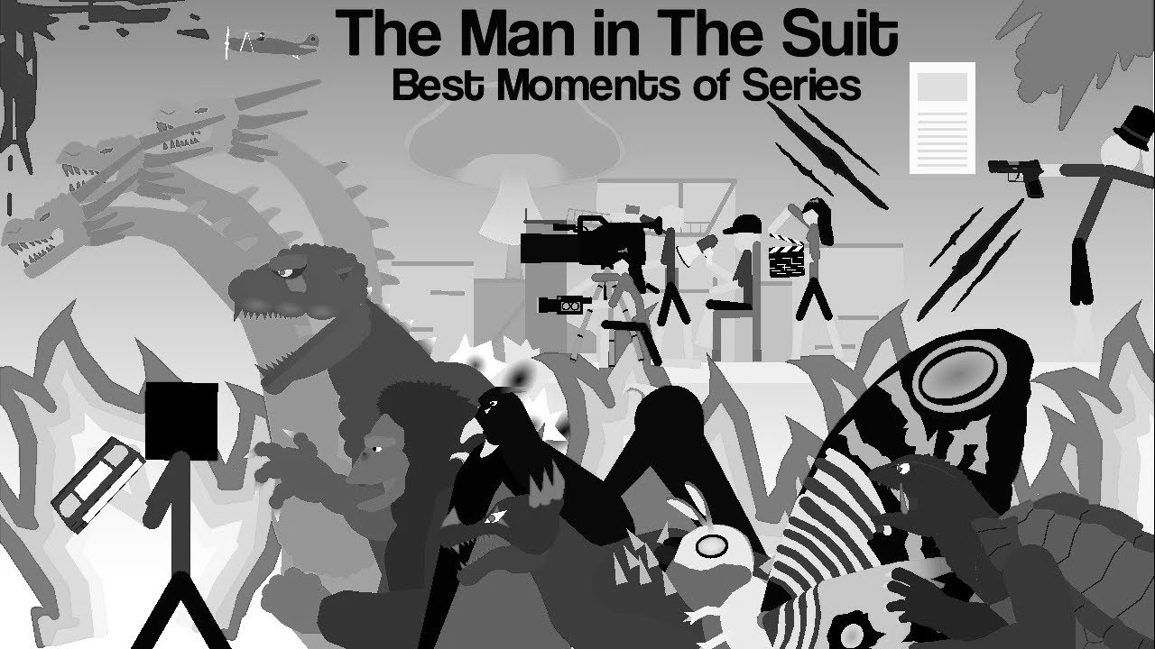 Os melhores momentos de The Man in The Suit(Analog Horror)Português/English(ESPECIAL 500 INSCRITOS)