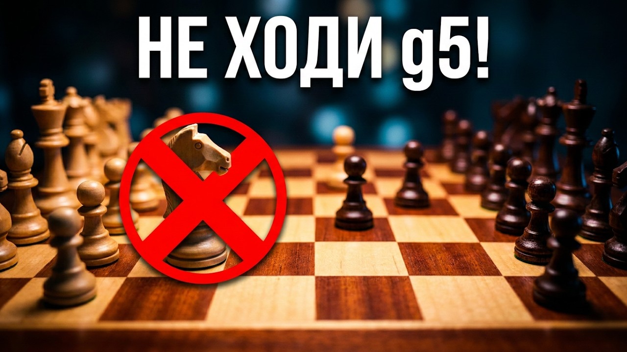 НИКОГДА не ходи Конь g5! Наказание за атаку Жареной печени