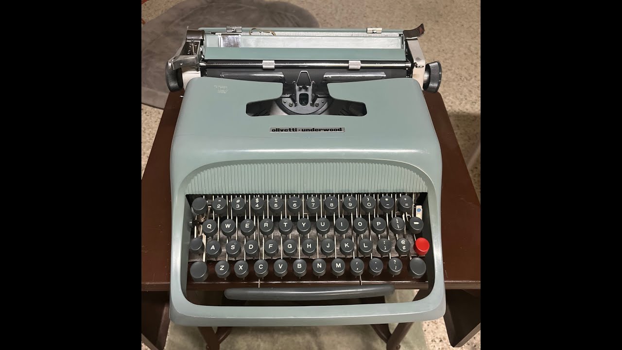 Olivetti Studio 44 Typing (Top Five Machines)