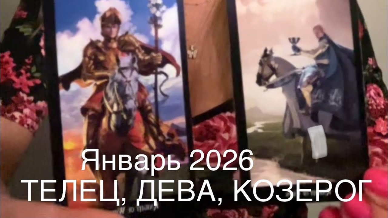 #телец  ♉️ #дева  ♍️ #козерог  ♑️ Январь 2026 «Как Окружающие Влияют» #таро #прогноз #знакизодиака 