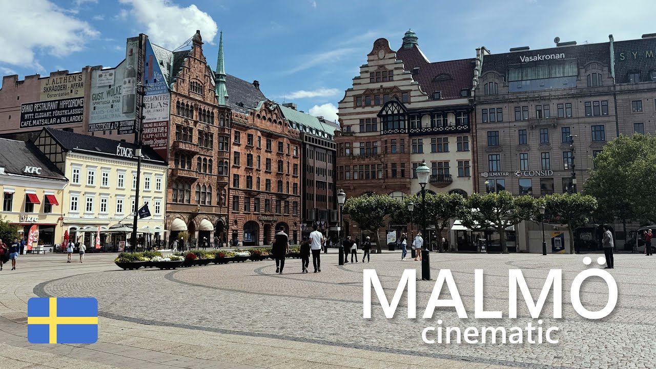 Malmö, Sweden. Cinematic Travel Video. 2025
