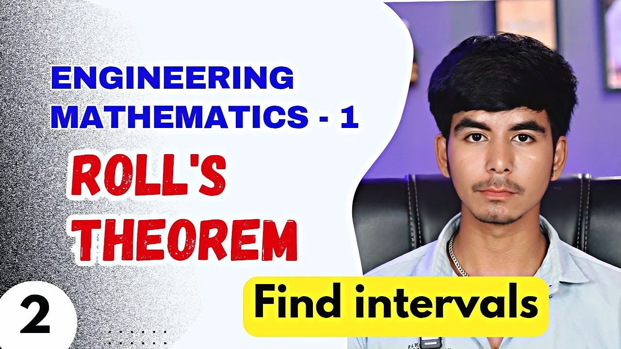Mean Value Theorem Explained | MVT Mathematics Engineering Mathematics - 1 | RGPV Exam 2026 |