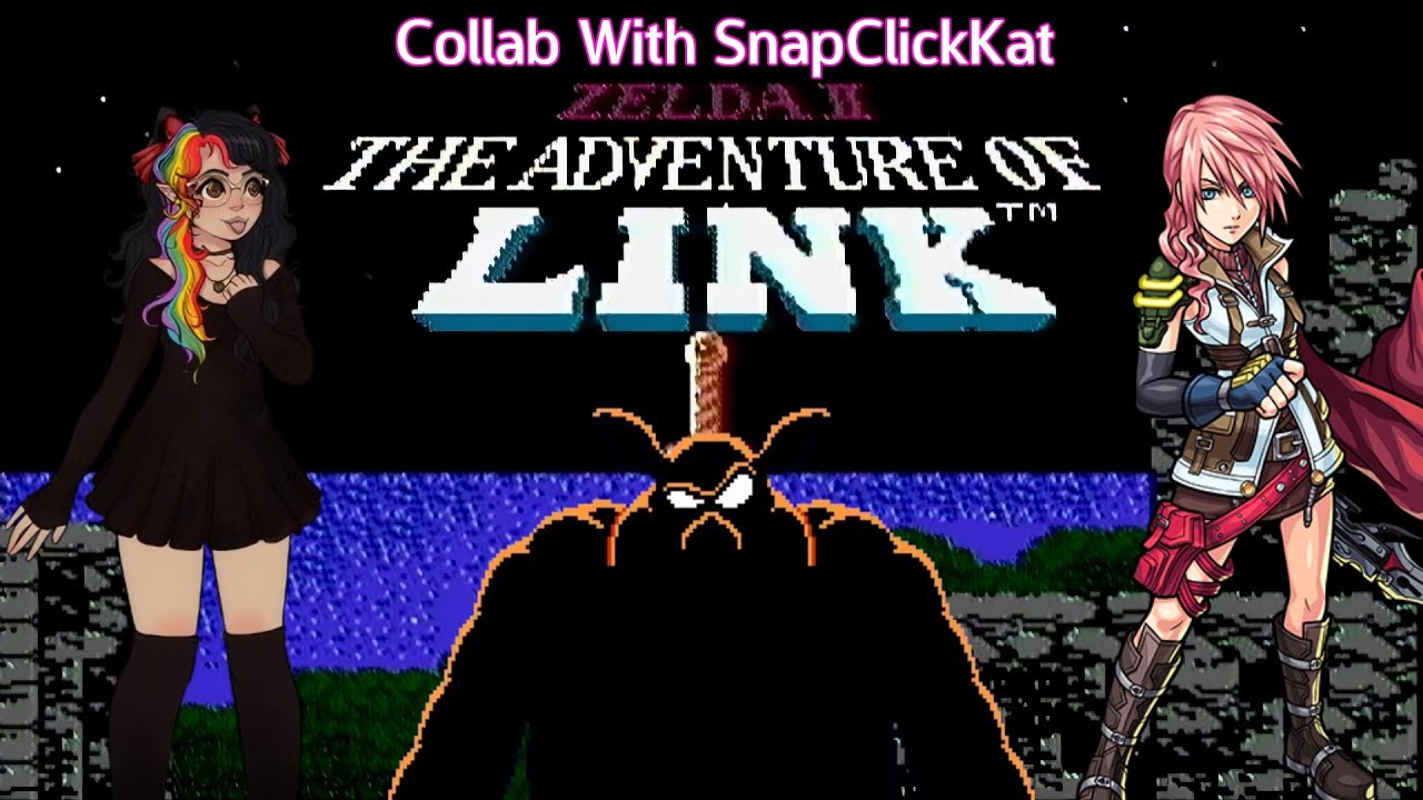 Zelda II Adventure of Link | Take a Hit and Switch Co-op Collab with @SnapClickKat ⚡ Live Stream
